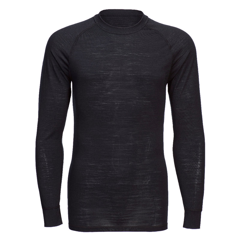 B183 - Merino Wool Crewneck Baselayer Top
