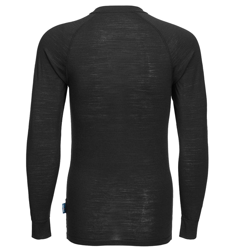 B183 - Merino Wool Crewneck Baselayer Top
