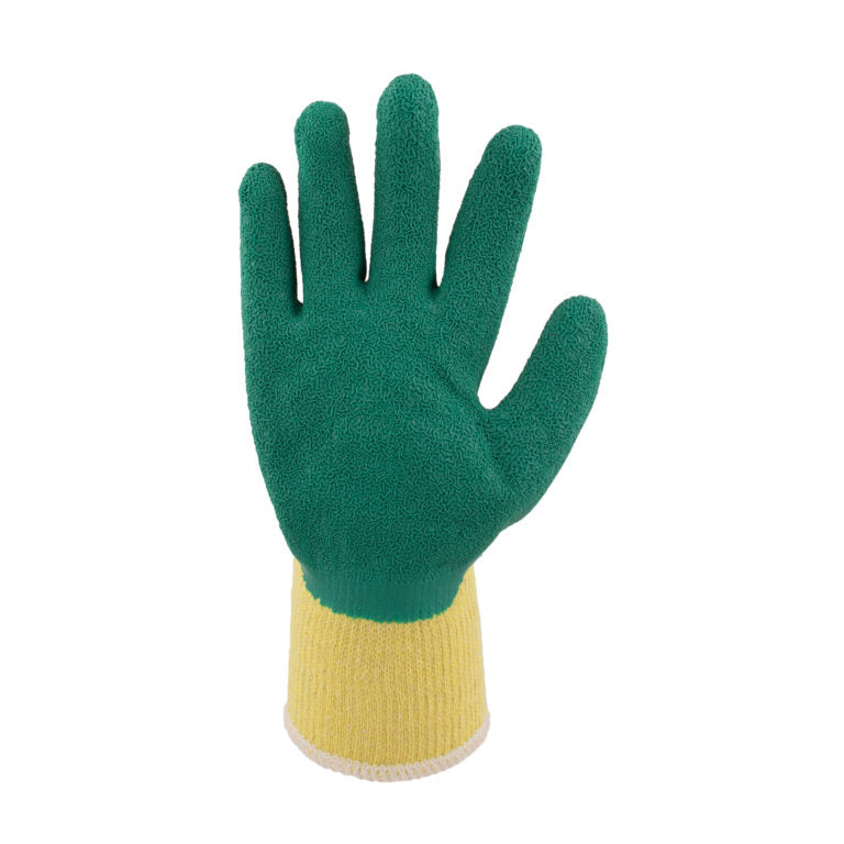 Green Latex Gripper Gloves