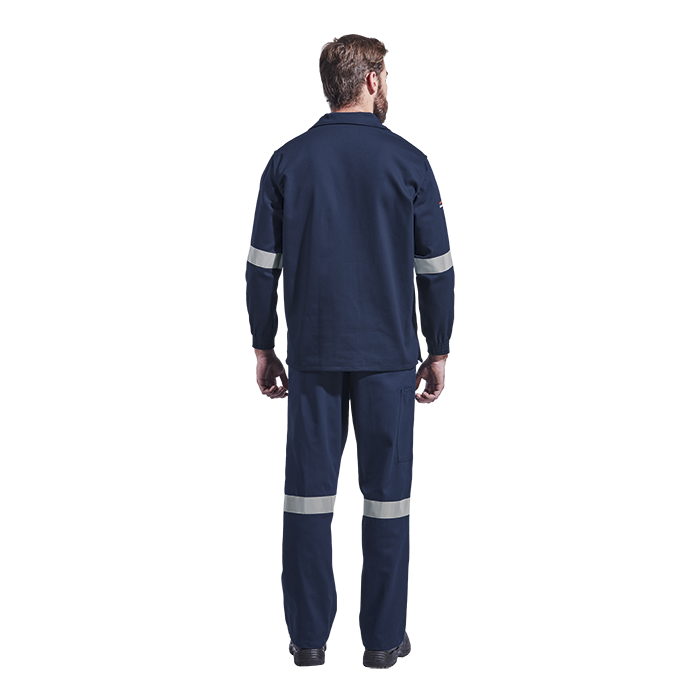 D59 Conti Suit 2pce Flame & Acid Res Navy