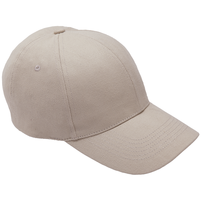 Golf Cap 6 Panel Brushed Cotton Cap