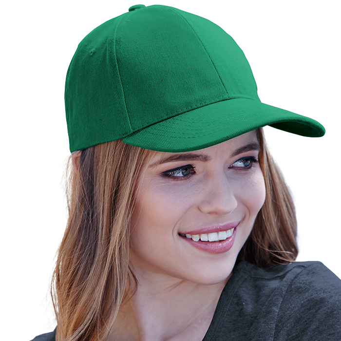 Golf Cap 6 Panel Brushed Cotton Cap