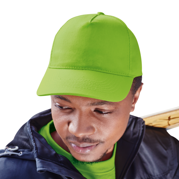 Golf Cap 5 Panel Cotton with Hard Front