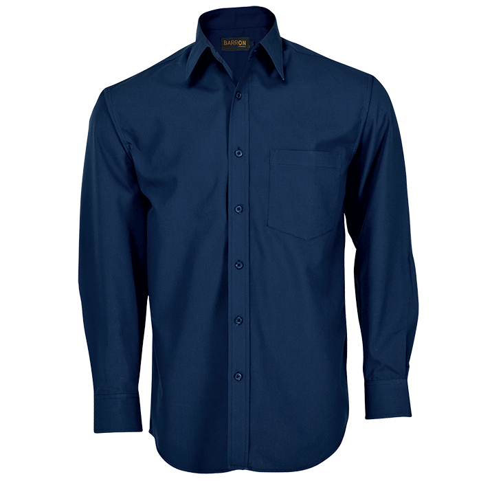 Mens Basic Poly Cotton Lounge Long Sleeve