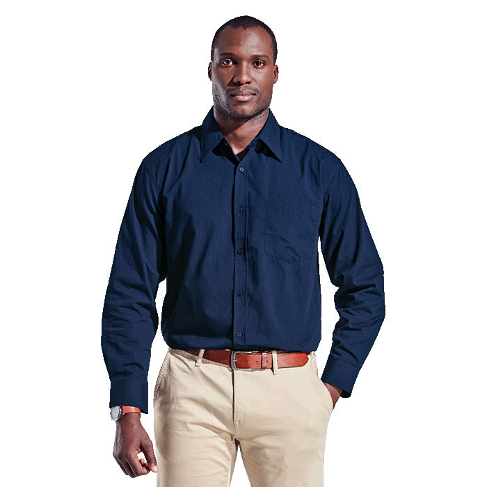 Mens Basic Poly Cotton Lounge Long Sleeve