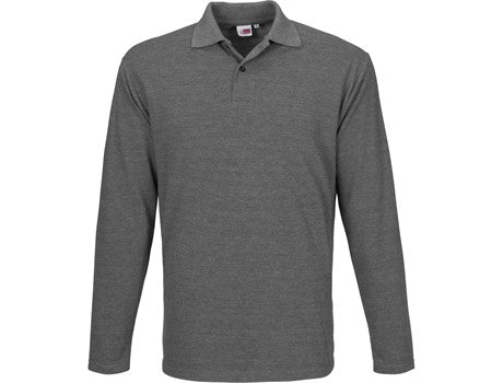 Mens 175g Pique Knit Long Sleeve Golfer