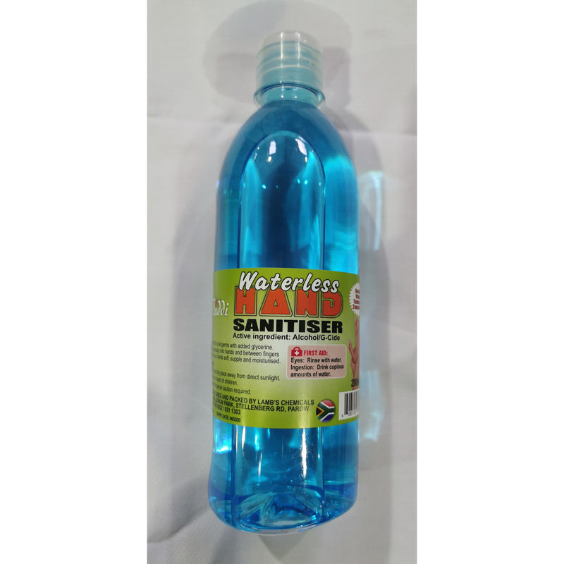 Hand Sanitiser blue