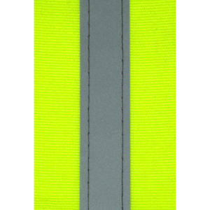 Lime/Silver Reflective Tape 50mm Stitched PRICE P/M