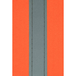Orange/Silver Reflective Tape 50mm Stitched PRICE P/M