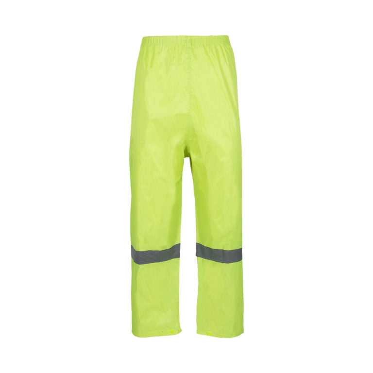 Rubberised Hi Viz Reflective Lime Rainsuit