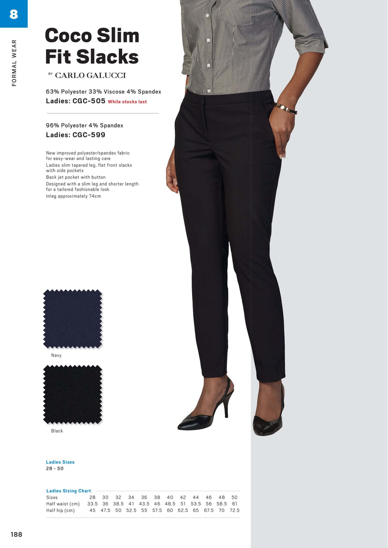 Coco 599 Slim Fit Slacks