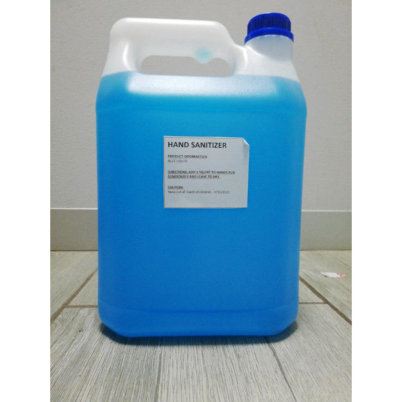 Hand Sanitiser blue